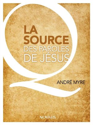 cover image of La source des paroles de Jésus